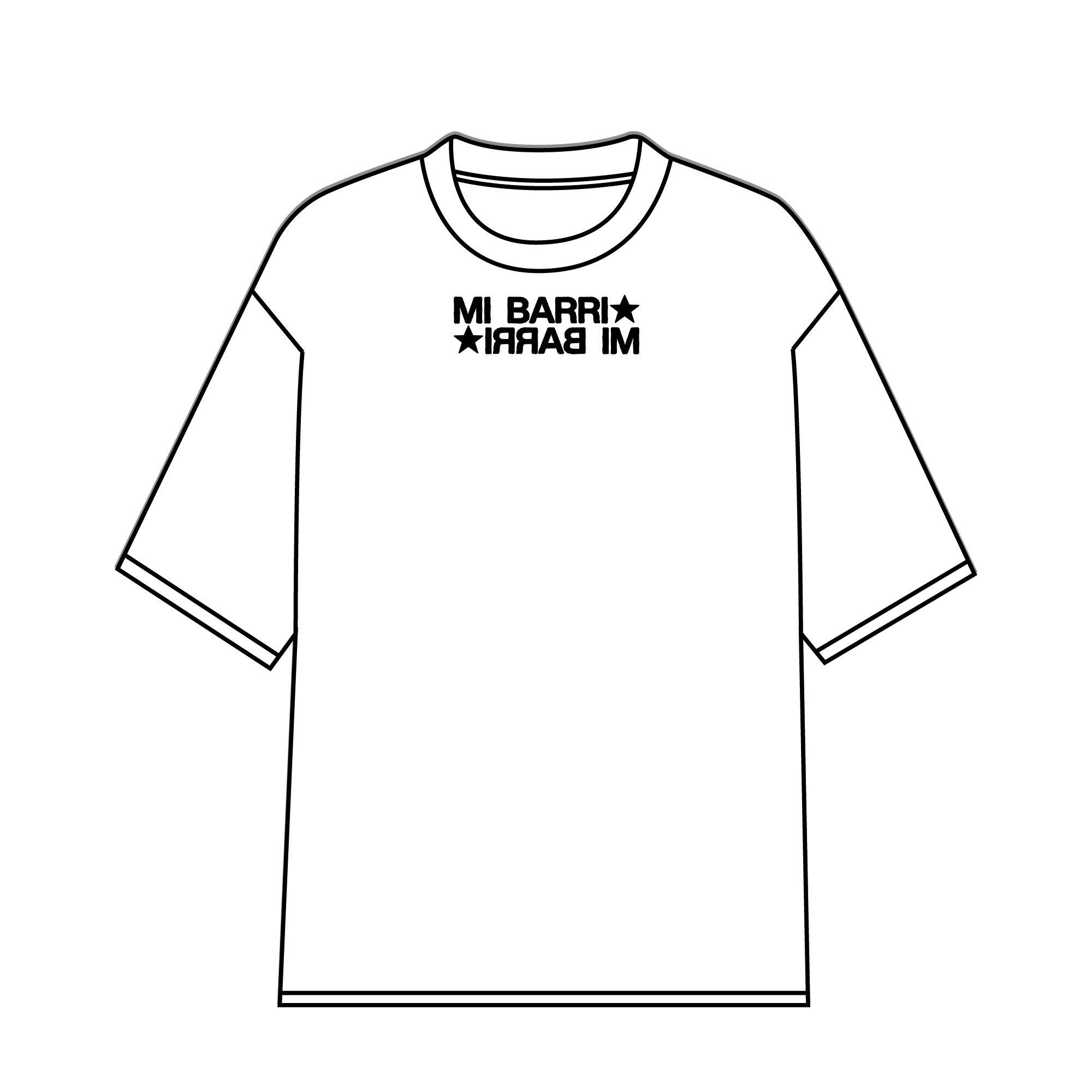 (B) White Balaclava T-Shirt