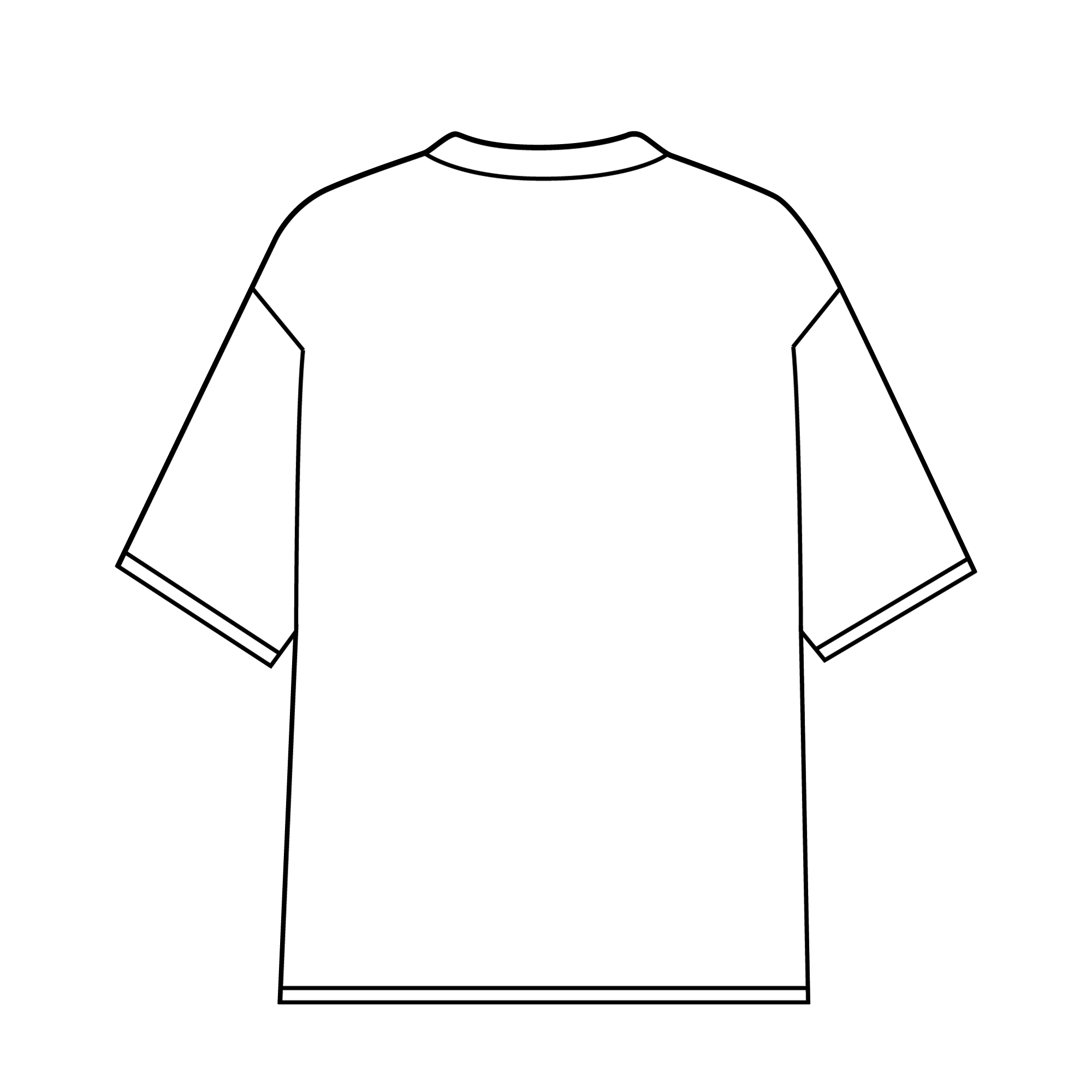 (A) White Gothic T-Shirt